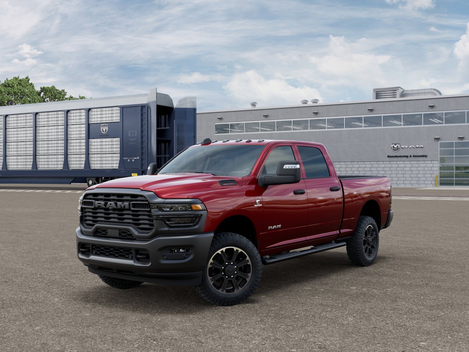 New 2027 Molten Red Pearl-Coat Exterior Paint Ram Warlock image 1