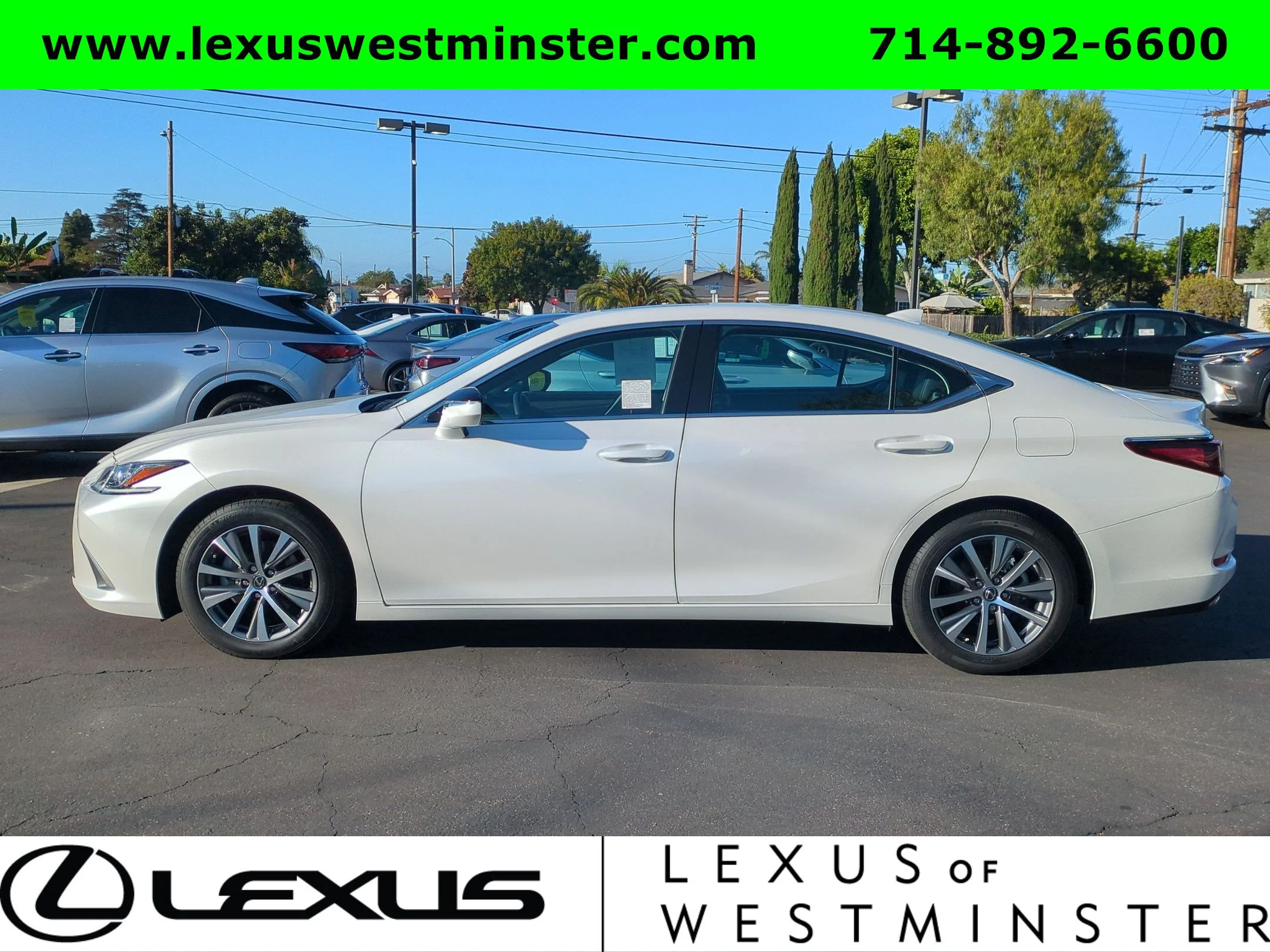 Used 2020 White Lexus ES 350 image 12