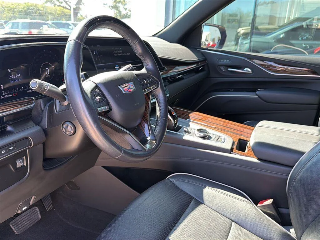 Used 2022 Satin Steel Metallic Cadillac Premium Luxury image 9