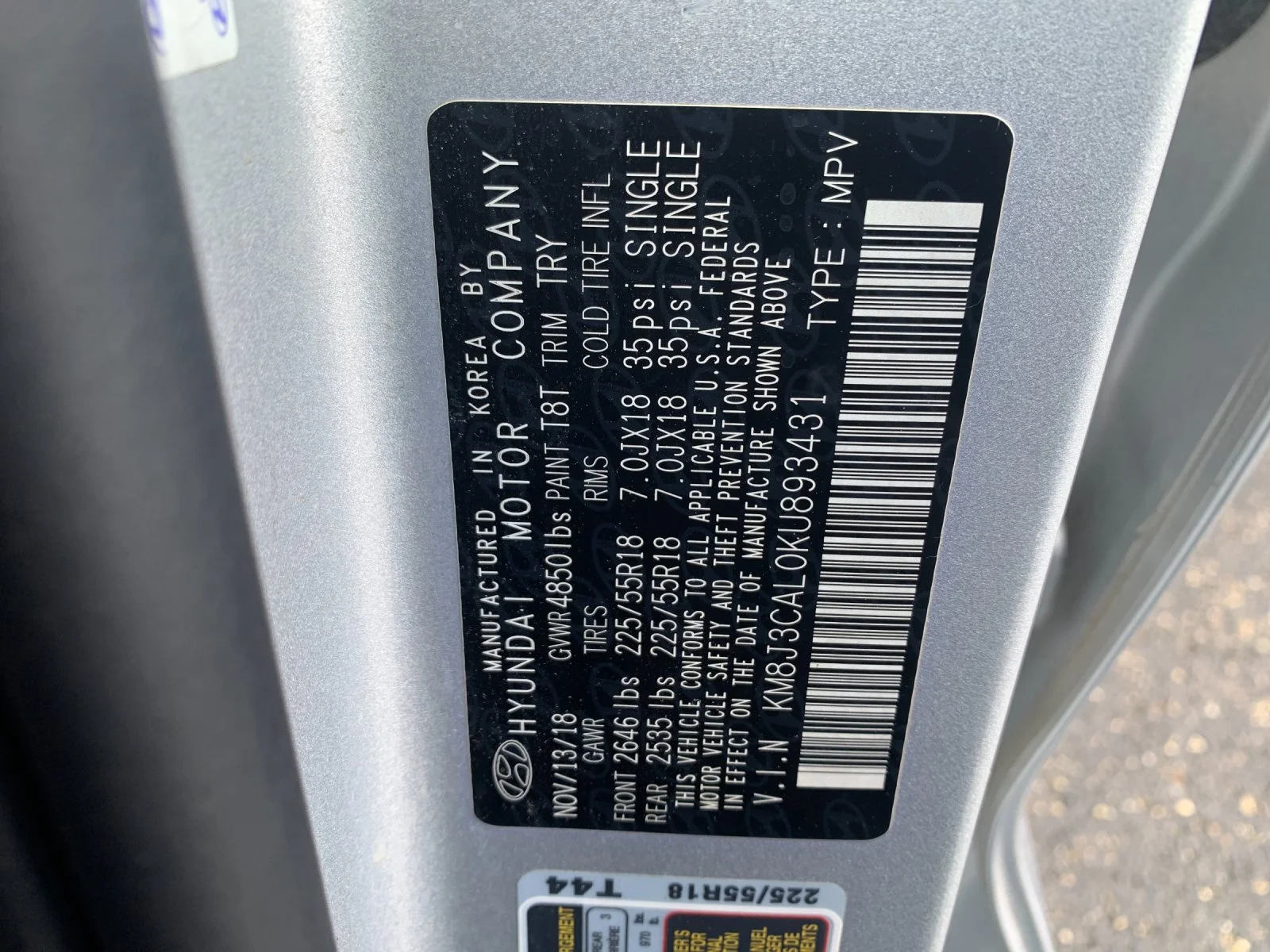 Used 2019 Molten Silver Hyundai Ultimate image 33
