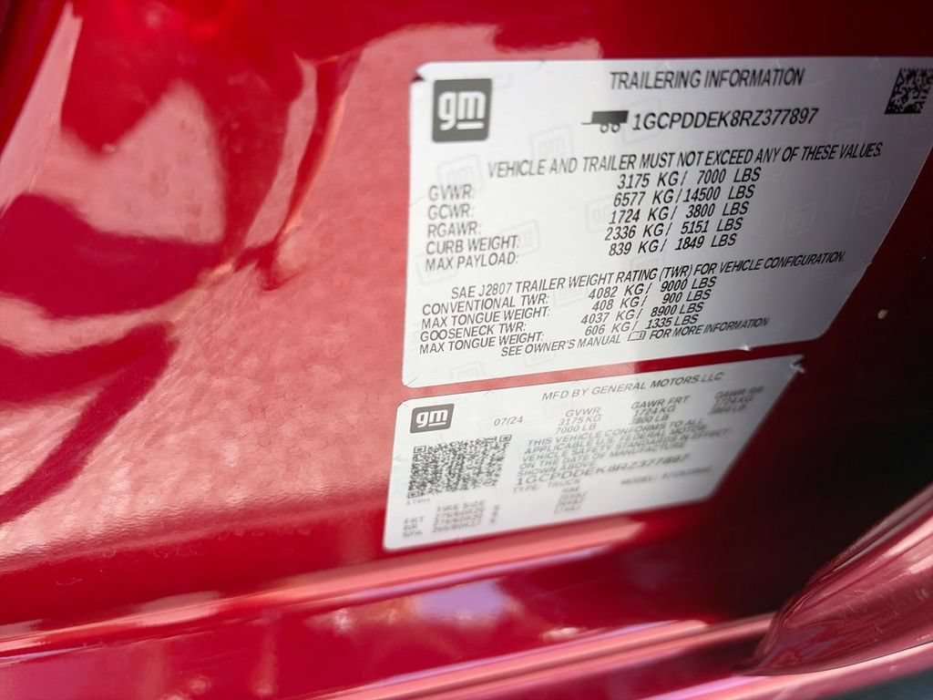 Used 2024 Radiant Red Tintcoat Chevrolet LT image 26