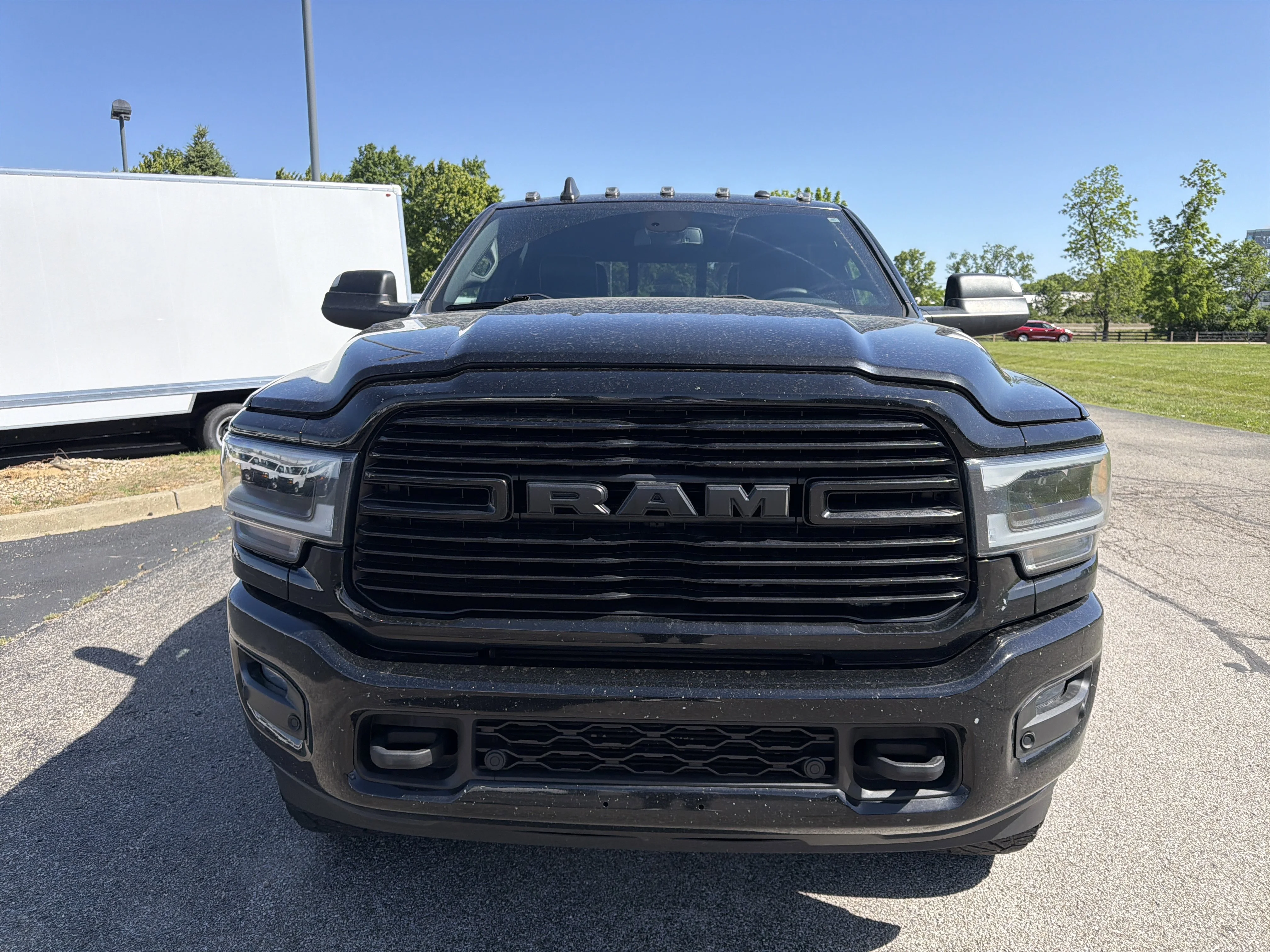 Used 2021 Diamond Black Crystal Pearlcoat Ram Laramie image 3