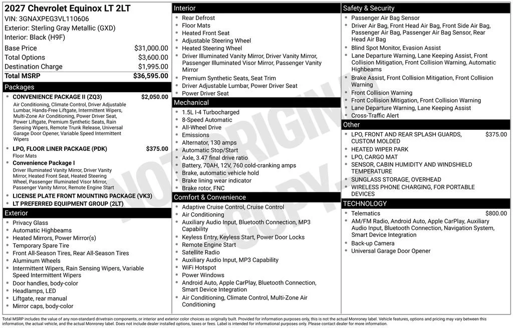 2027 Chevrolet Equinox LT - Photo 6