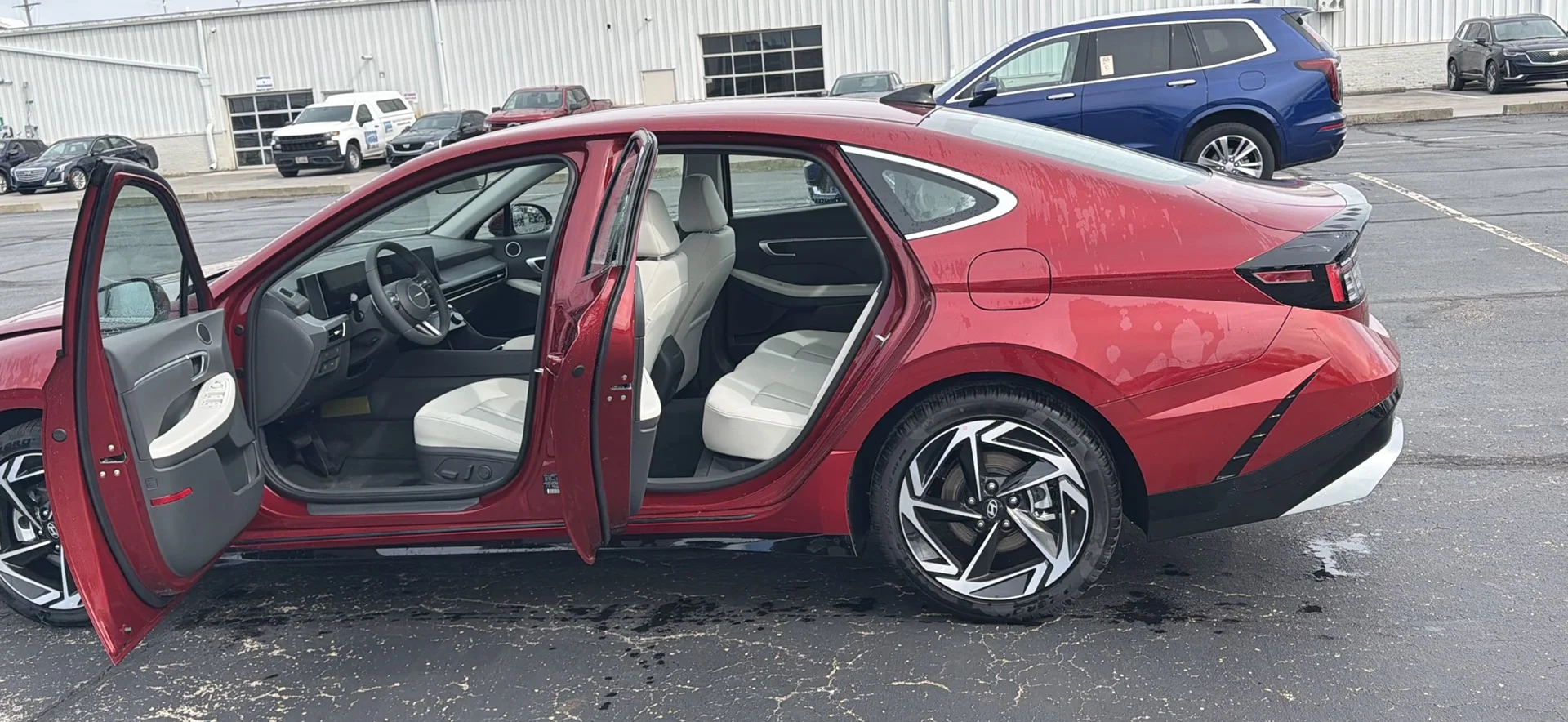 New 2026 Ultimate Red Metallic Hyundai SEL Sport image 10