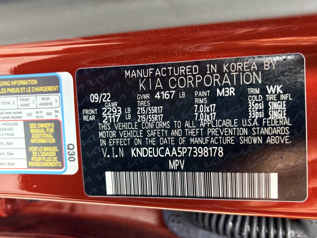 Used 2023 Mars Orange Kia S image 23