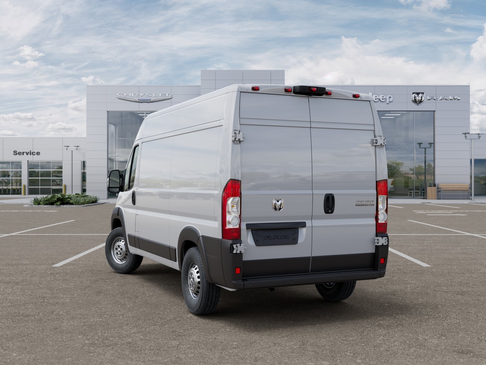 New 2026 Bright White Clearcoat RAM High Roof image 3
