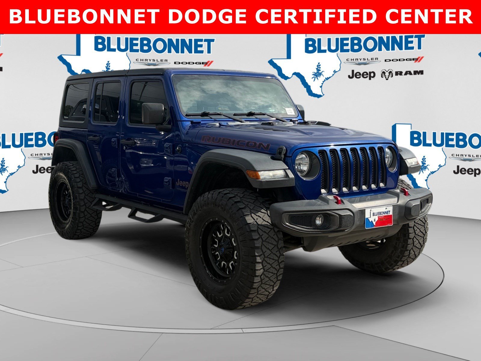 Certified Used 2020 Ocean Blue Metallic Clearcoat Jeep Rubicon image 3