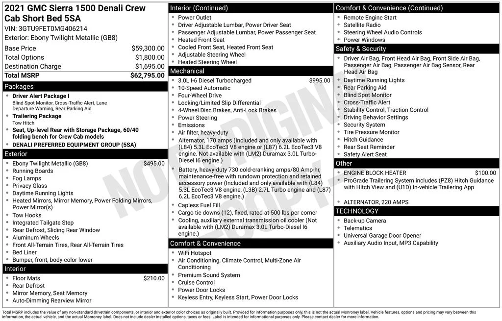 Used 2021 Black GMC Denali image 8
