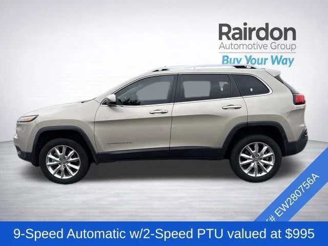 Used 2014 Cashmere Pearlcoat Jeep Limited image 4