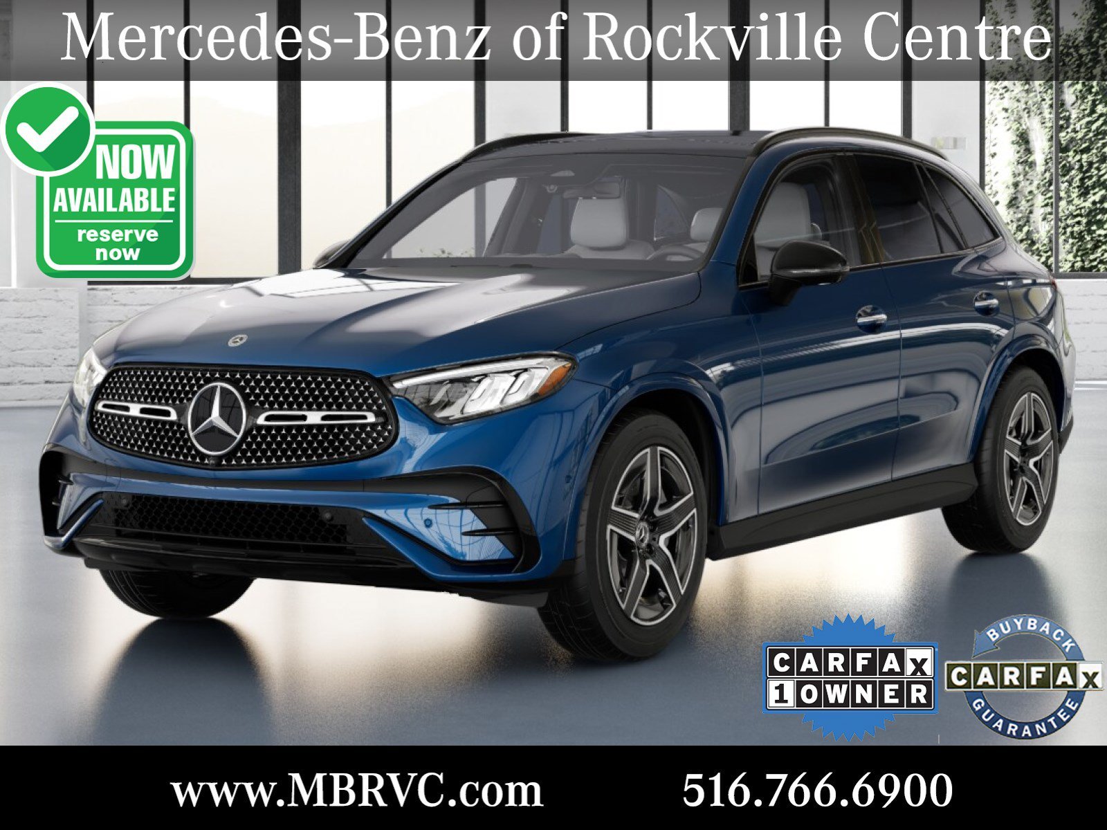 Used 2025 Blue Mercedes-Benz GLC 350e image 1