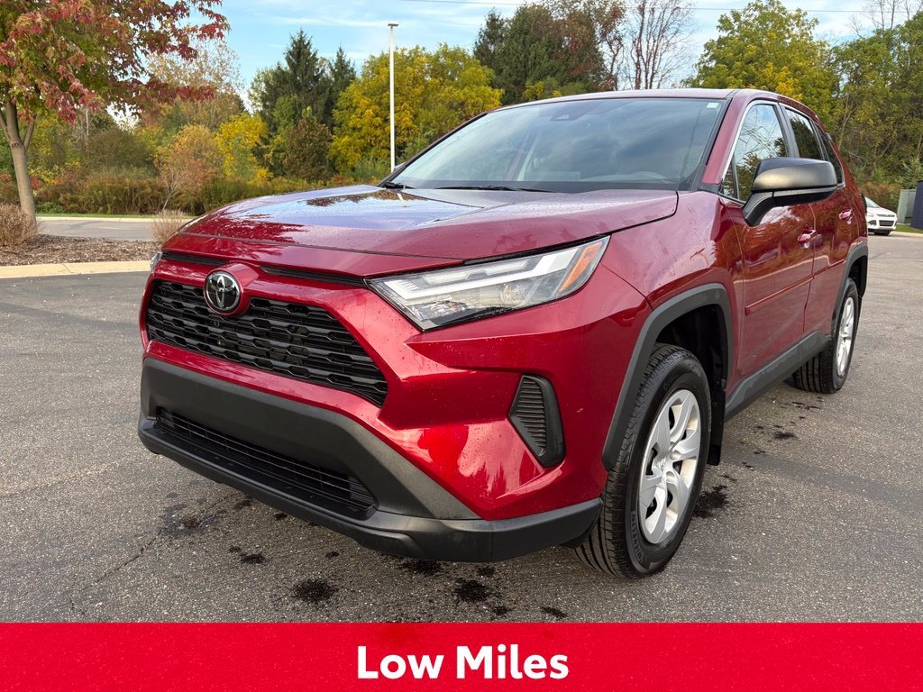 Certified Used 2023 Red Toyota LE image 3