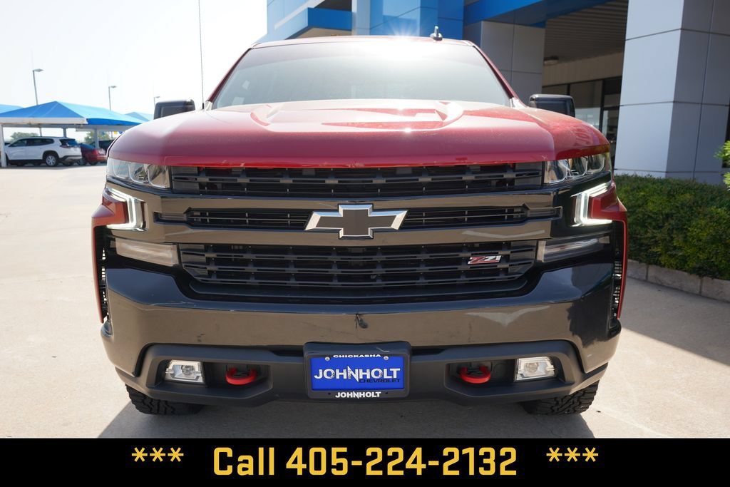 Used 2021 CHERRY RED TINTCOAT Chevrolet LT Trail Boss image 3