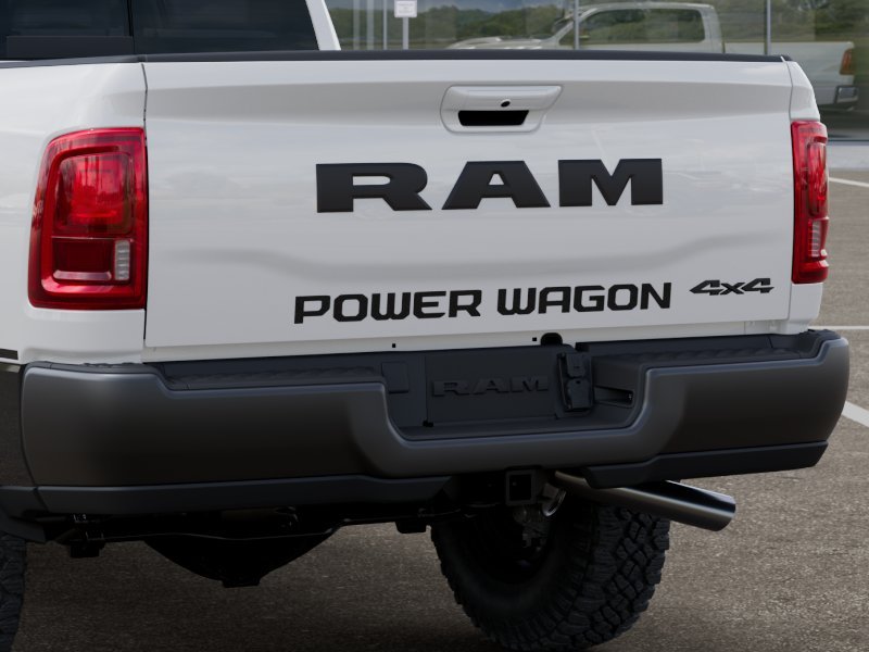 New 2026 Bright White Clear-Coat Exterior Paint RAM Power Wagon image 54