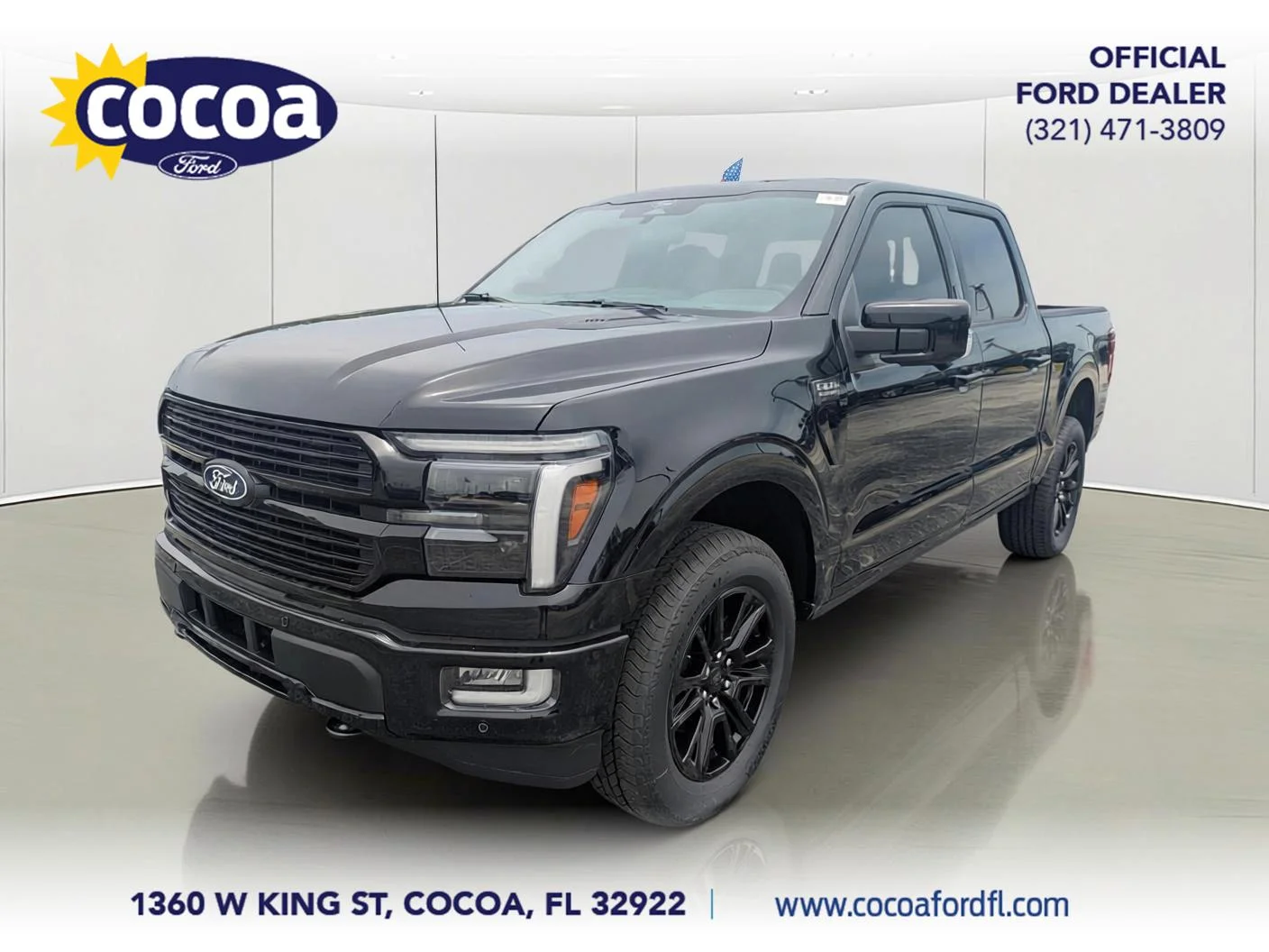 New 2026 Agate Black Metallic Ford Platinum® image 1
