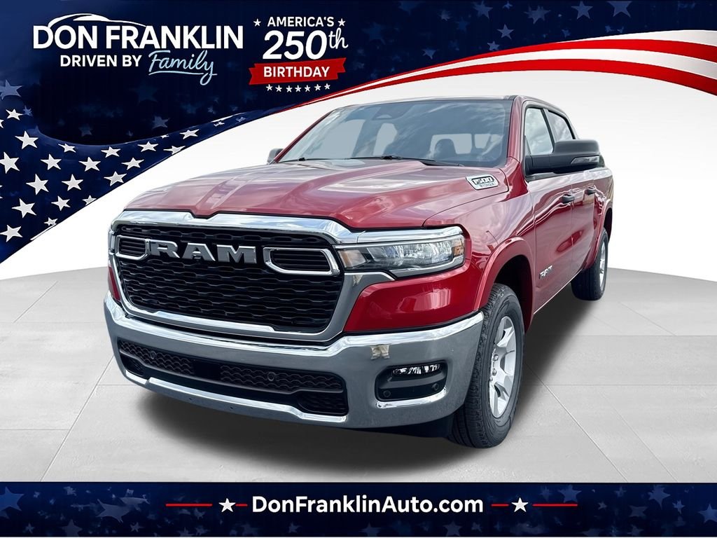 New 2026 Molten Red Pearl-Coat Exterior Paint RAM Big Horn/Lone Star image 1