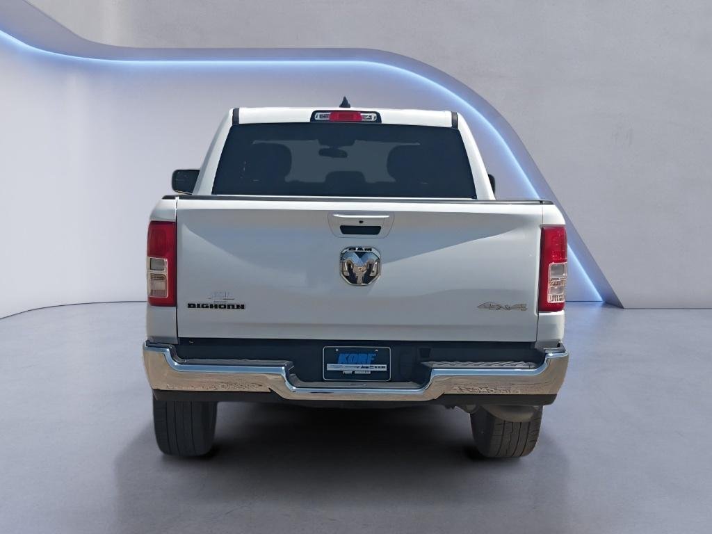 Used 2022 Bright White Clearcoat Ram Big Horn image 4