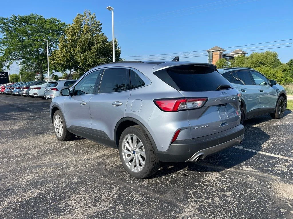 Used 2022 Iced Blue Silver Metallic Ford Titanium image 2