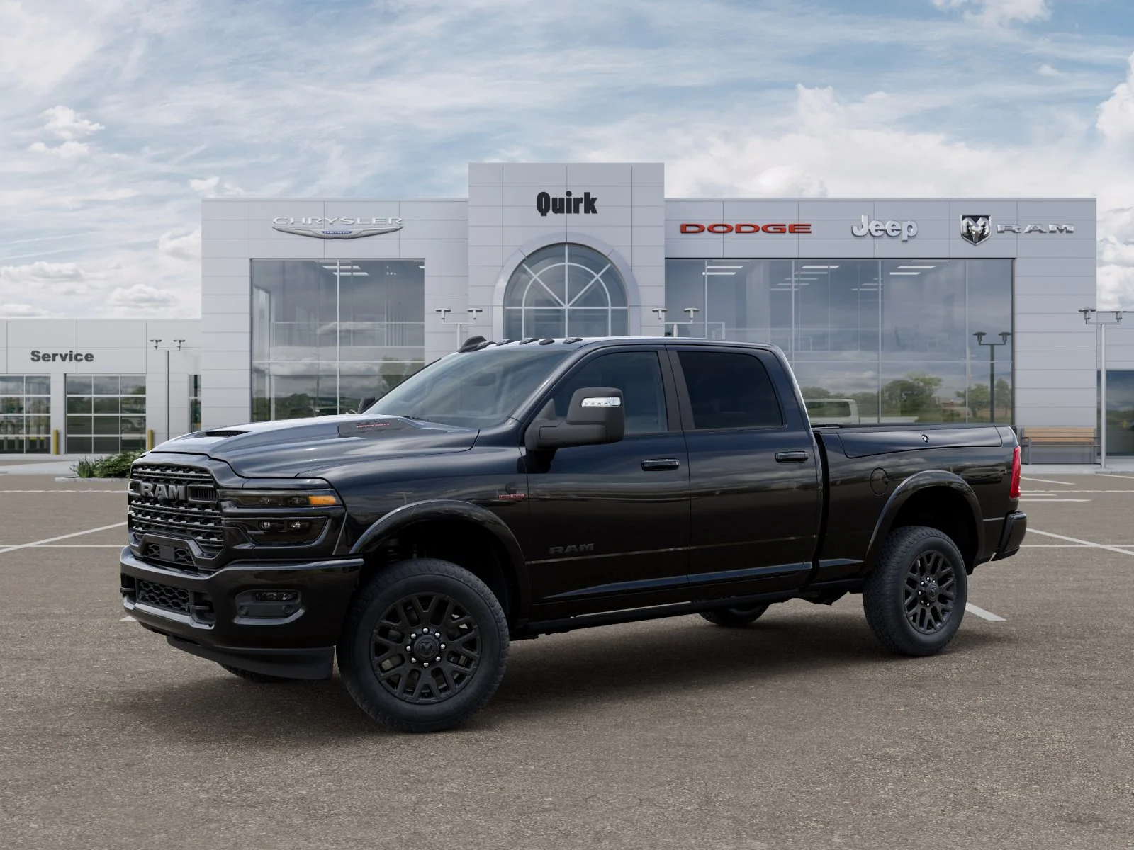 New 2026 Diamond Black Crystal Pearl-Coat Exterior Paint RAM Limited image 28