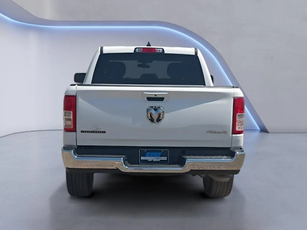 Used 2022 Bright White Clearcoat Ram Big Horn image 4