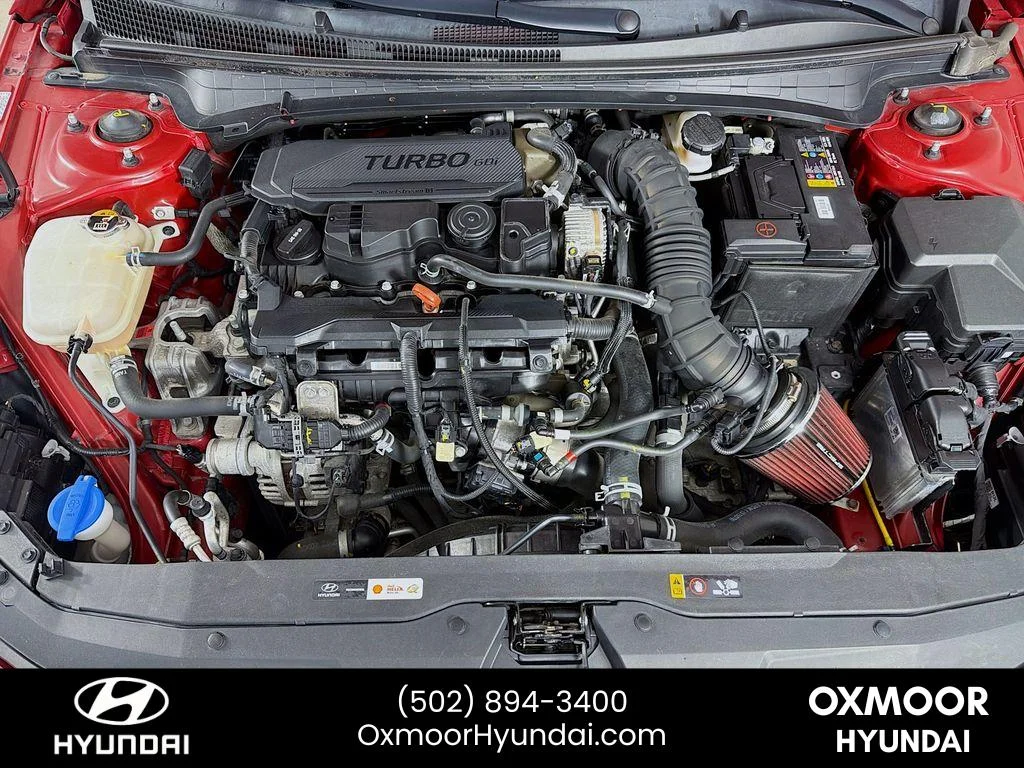 Used 2021 Scarlet Red Pearl Hyundai N Line image 29