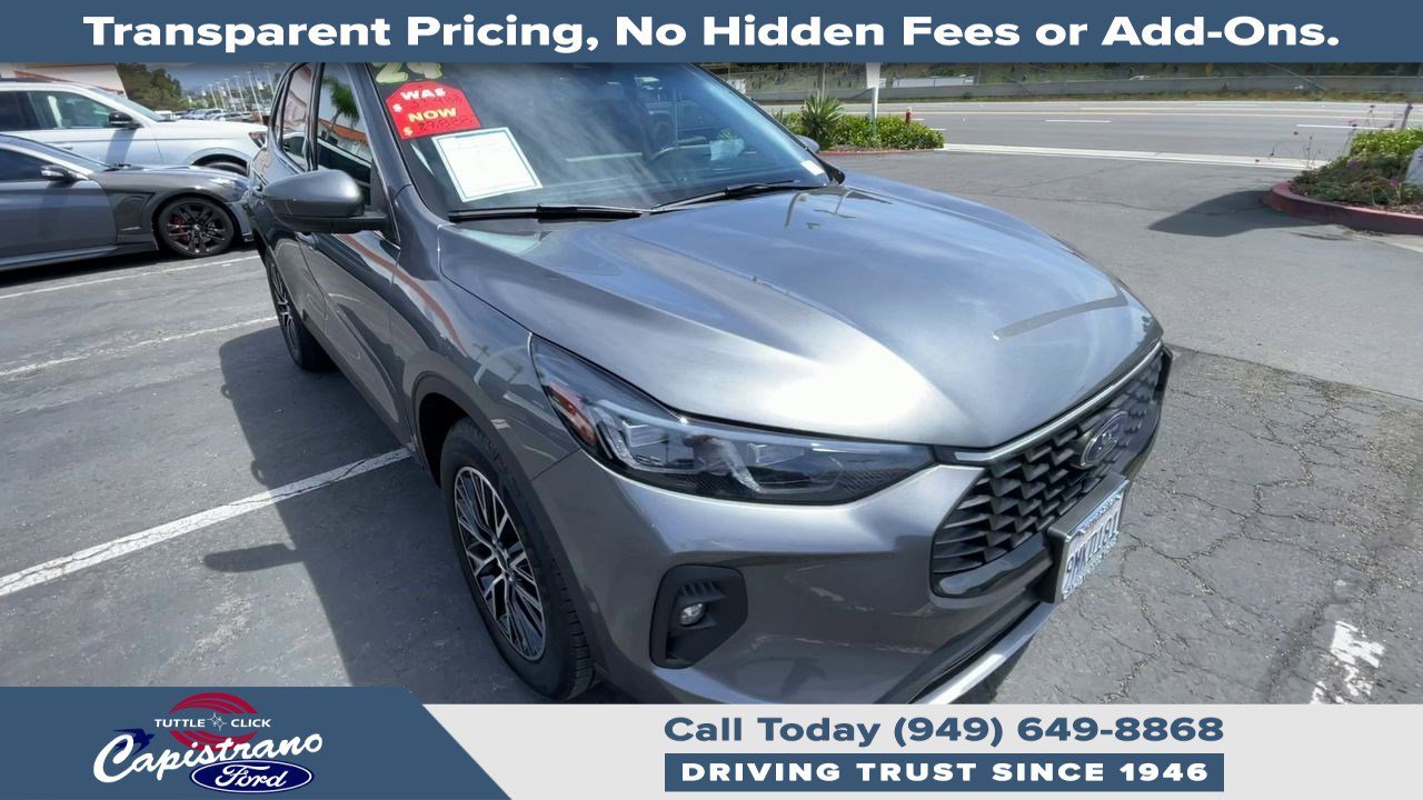 Used 2024 Ford Escape PHEV with VIN 1FMCU0E1XRUA14315 for sale in San Juan Capistrano, CA