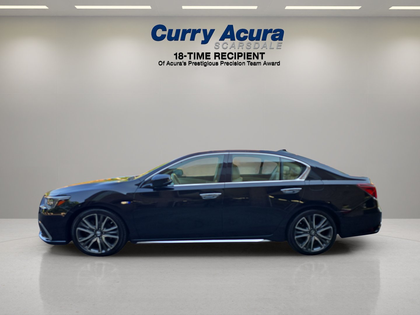 Used 2018 Black Acura SH-AWD Sport Hybrid w/Advance Pkg image 2