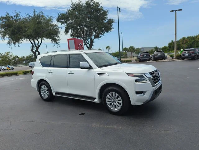 Used 2023 White Nissan SV image 1