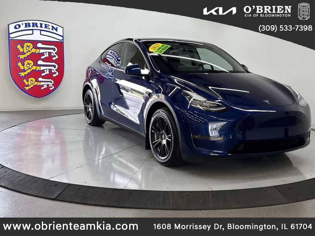 Used 2023 Deep Blue Metallic Tesla Long Range image 1