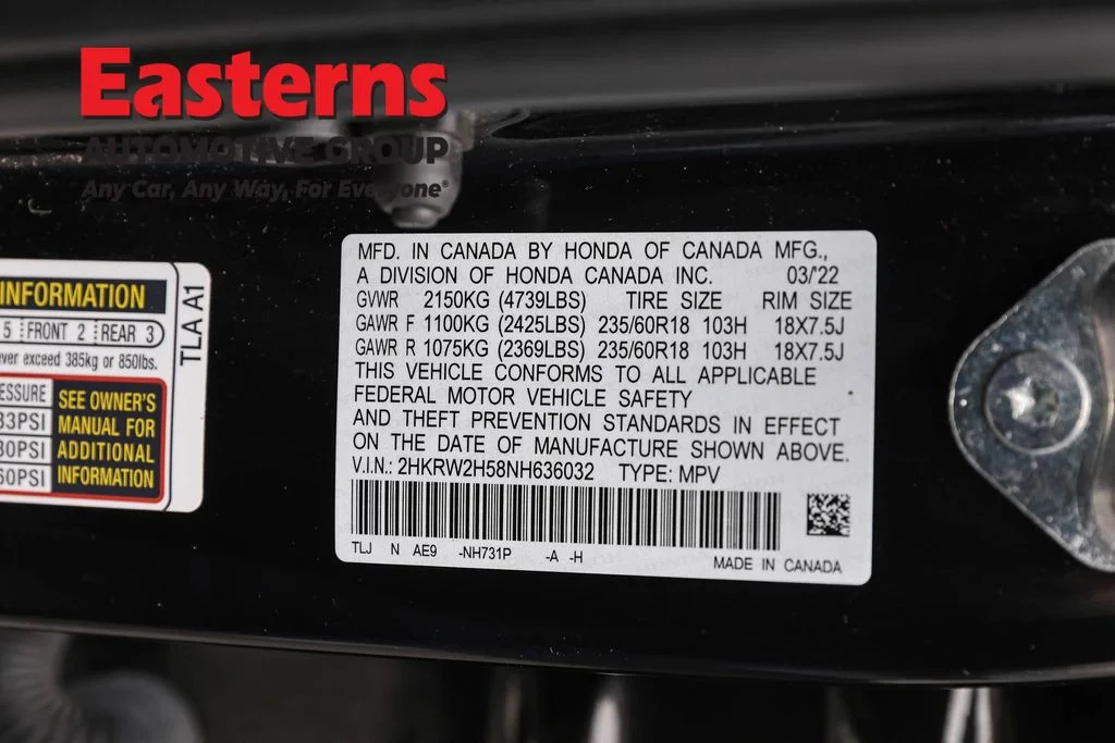Used 2022 Black Honda EX image 34
