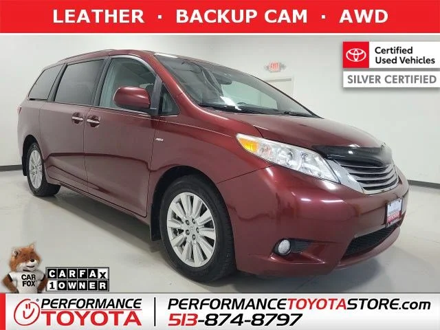 Certified Used 2017 Salsa Red Pearl Toyota XLE image 1