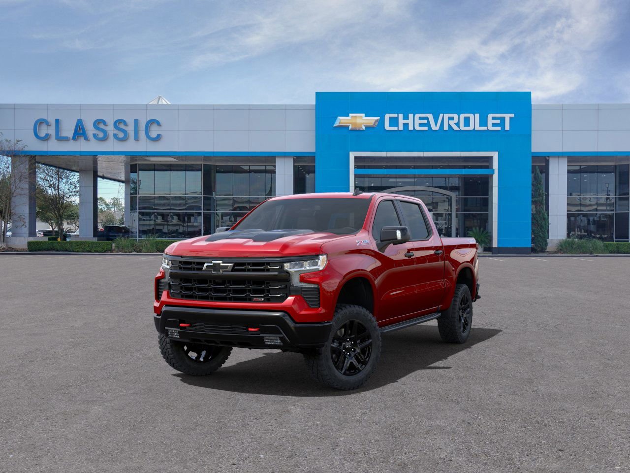 2025 Chevrolet Silverado 1500 LT Trail Boss Red at Classic Elite Chevrolet Hwy 6