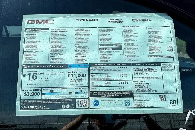 New 2026 Onyx Black GMC AT4 image 14