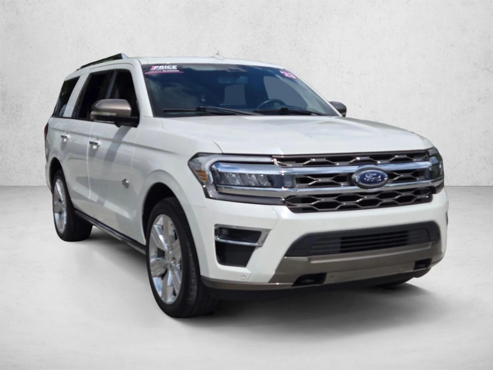 Used 2023 Star White Metallic Tri-Coat Ford King Ranch image 3
