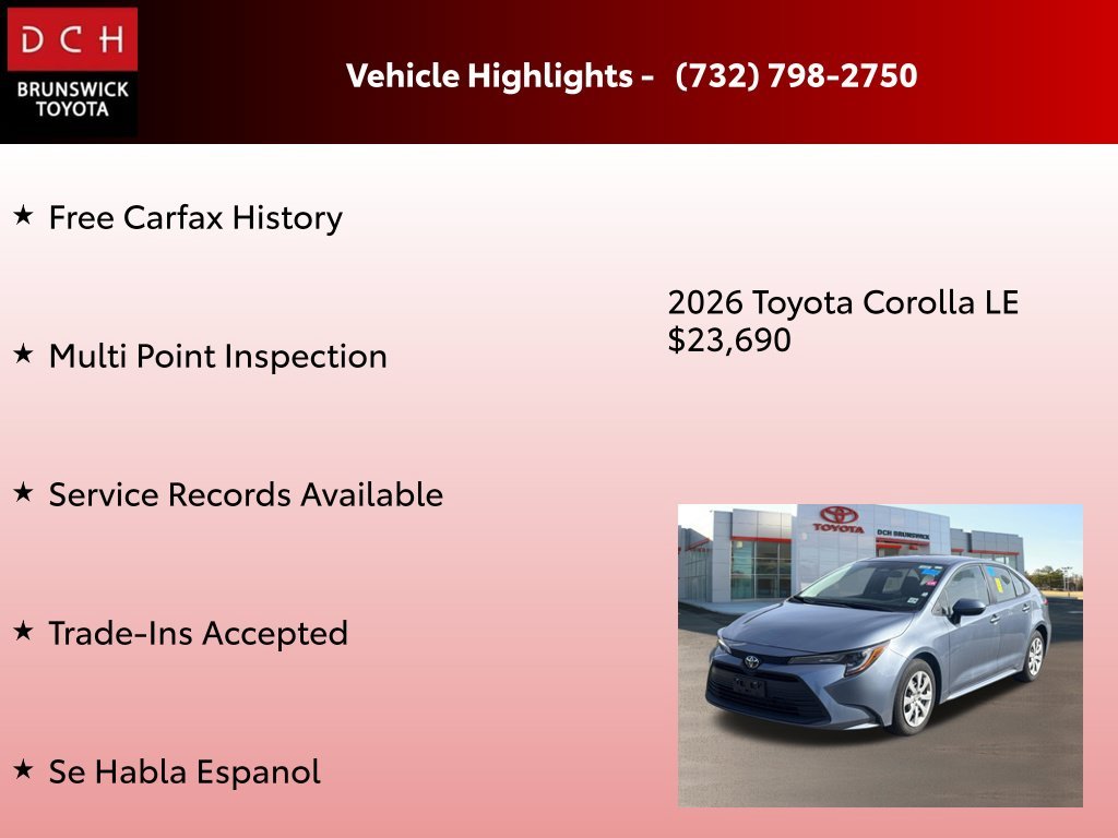 Used 2026 Gray Toyota LE image 4