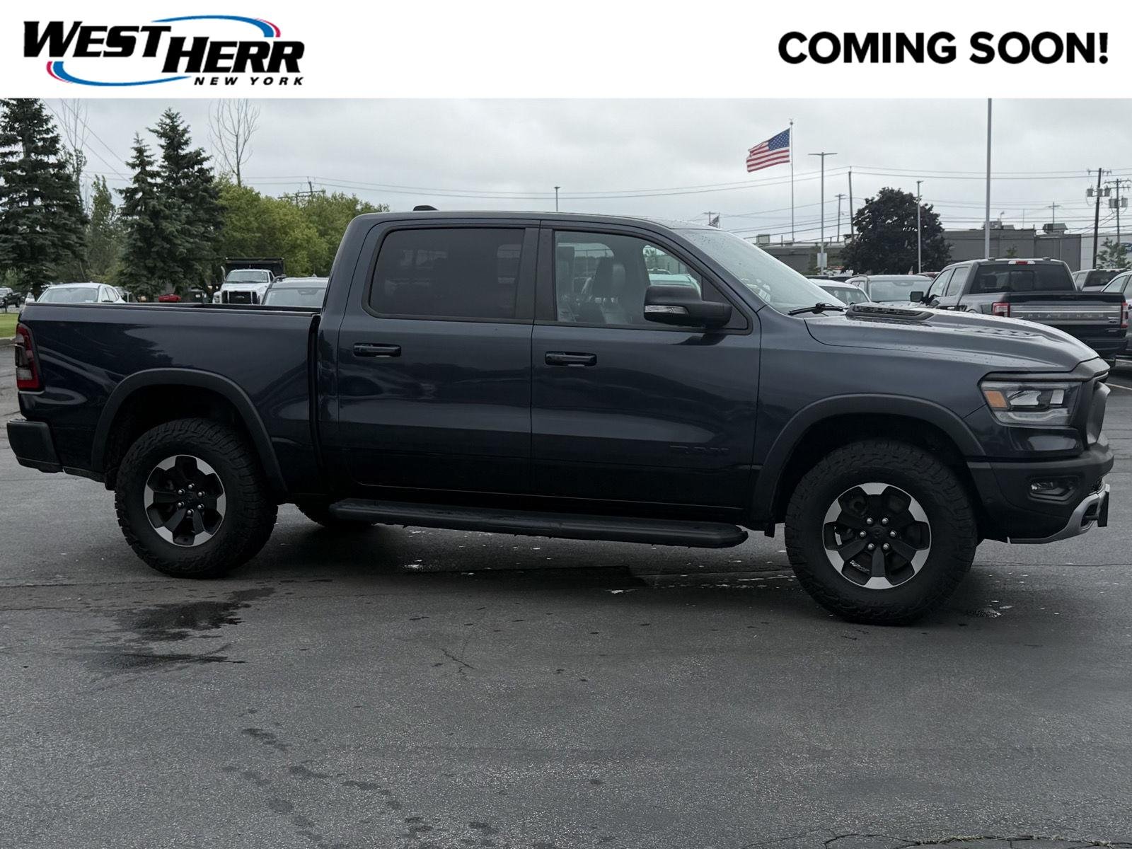 Used 2021 Maximum Steel Metallic Clearcoat Ram Rebel image 1