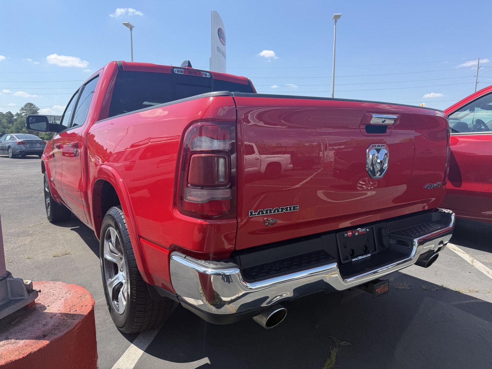 Used 2022 Flame Red Clearcoat Ram Laramie image 5