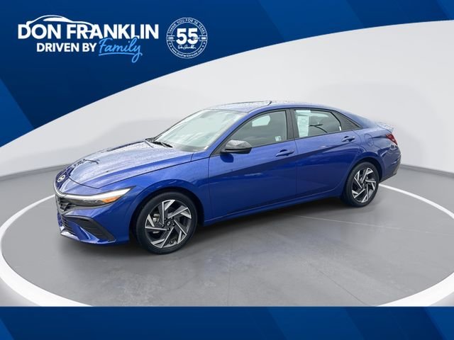 Certified Used 2025 Blue Hyundai SEL Sport image 1