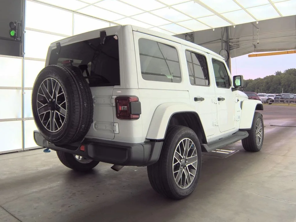 Used 2023 White Jeep Sahara 4xe image 2