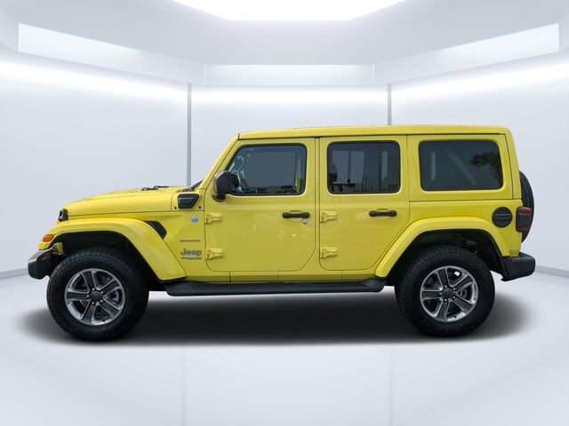 Used 2022 Yellow Jeep Unlimited Sahara 4xe image 6