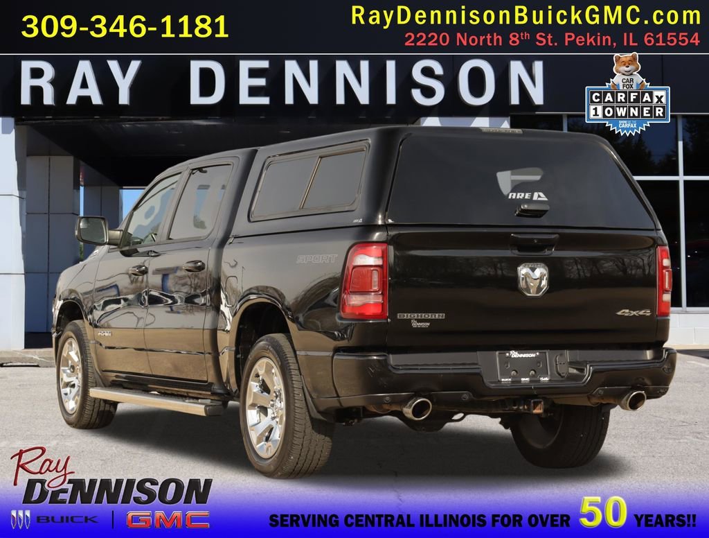 Used 2022 Diamond Black Crystal Pearlcoat Ram Big Horn image 5