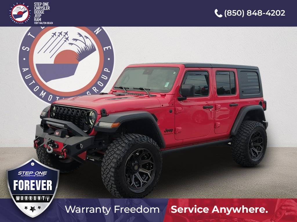 Used 2024 Red Jeep Sport image 2