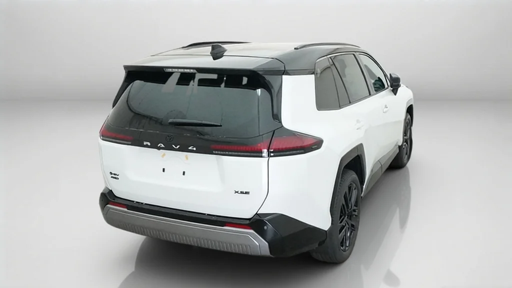 New 2026 Wind Chill Pearl with Midnight Black Metallic roof Toyota XSE image 11