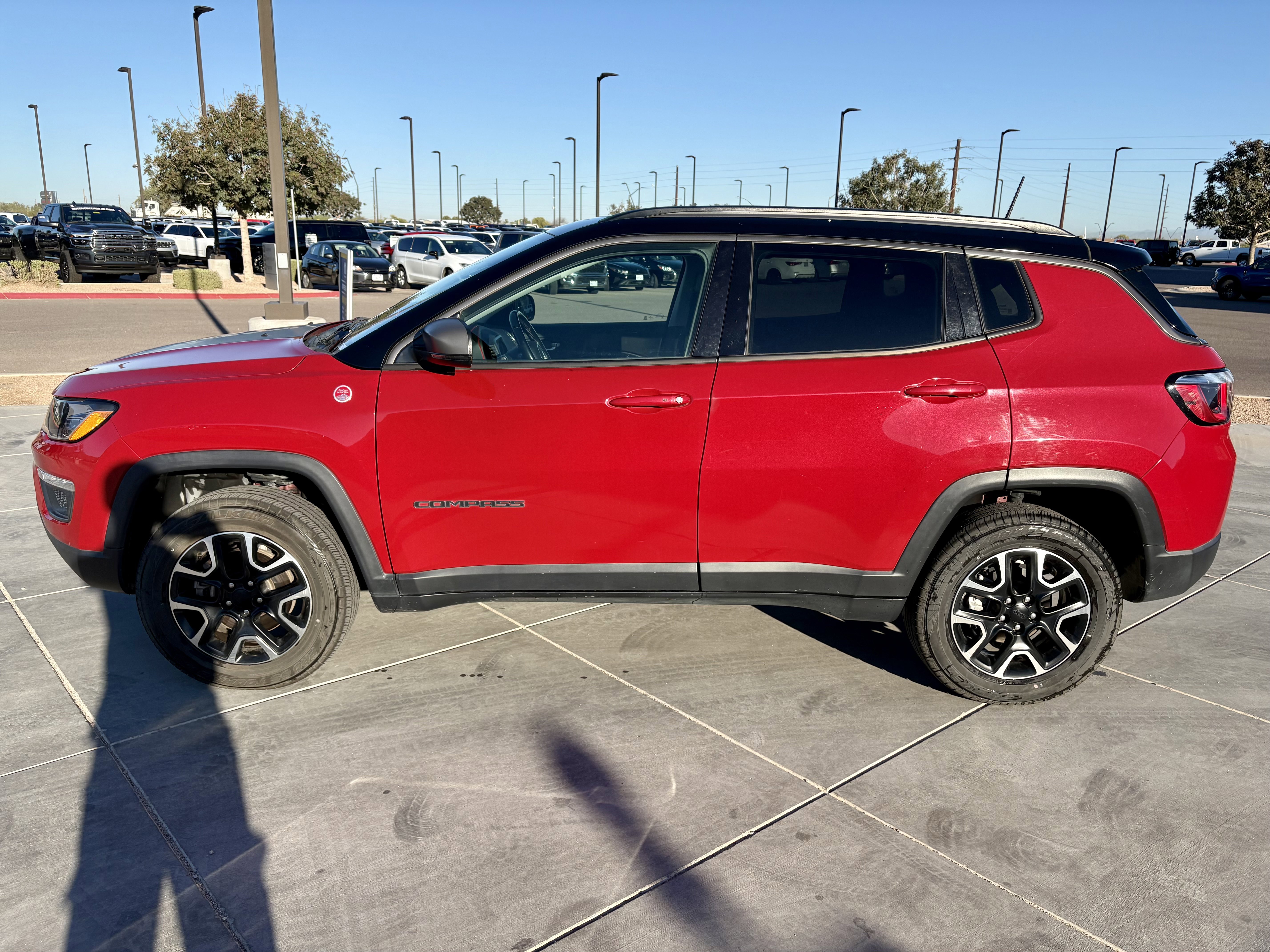 Used 2020 Jeep Compass Trailhawk with VIN 3C4NJDDB3LT195623 for sale in Queen Creek, AZ