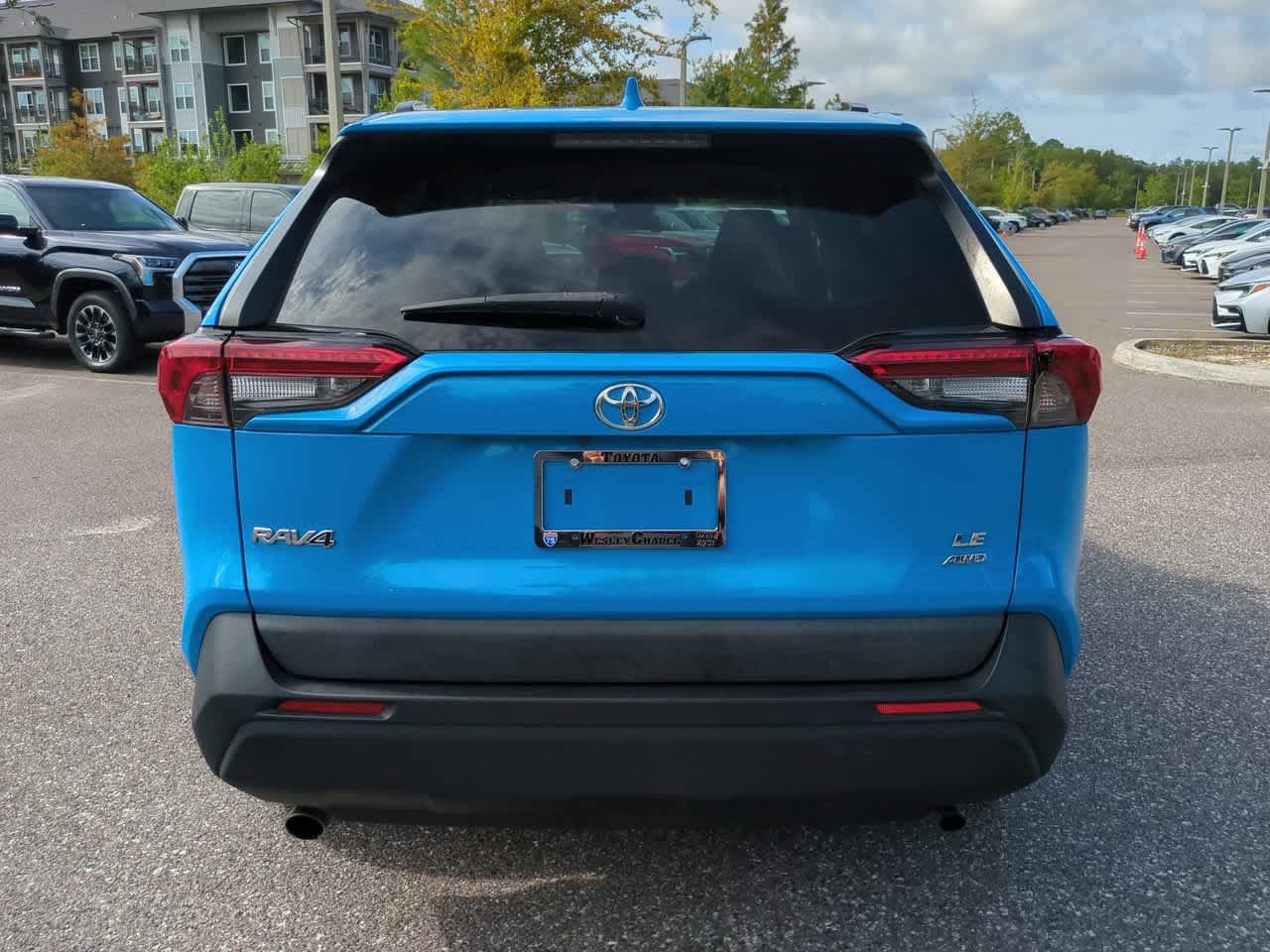 Used 2021 Blue Flame Toyota LE image 5