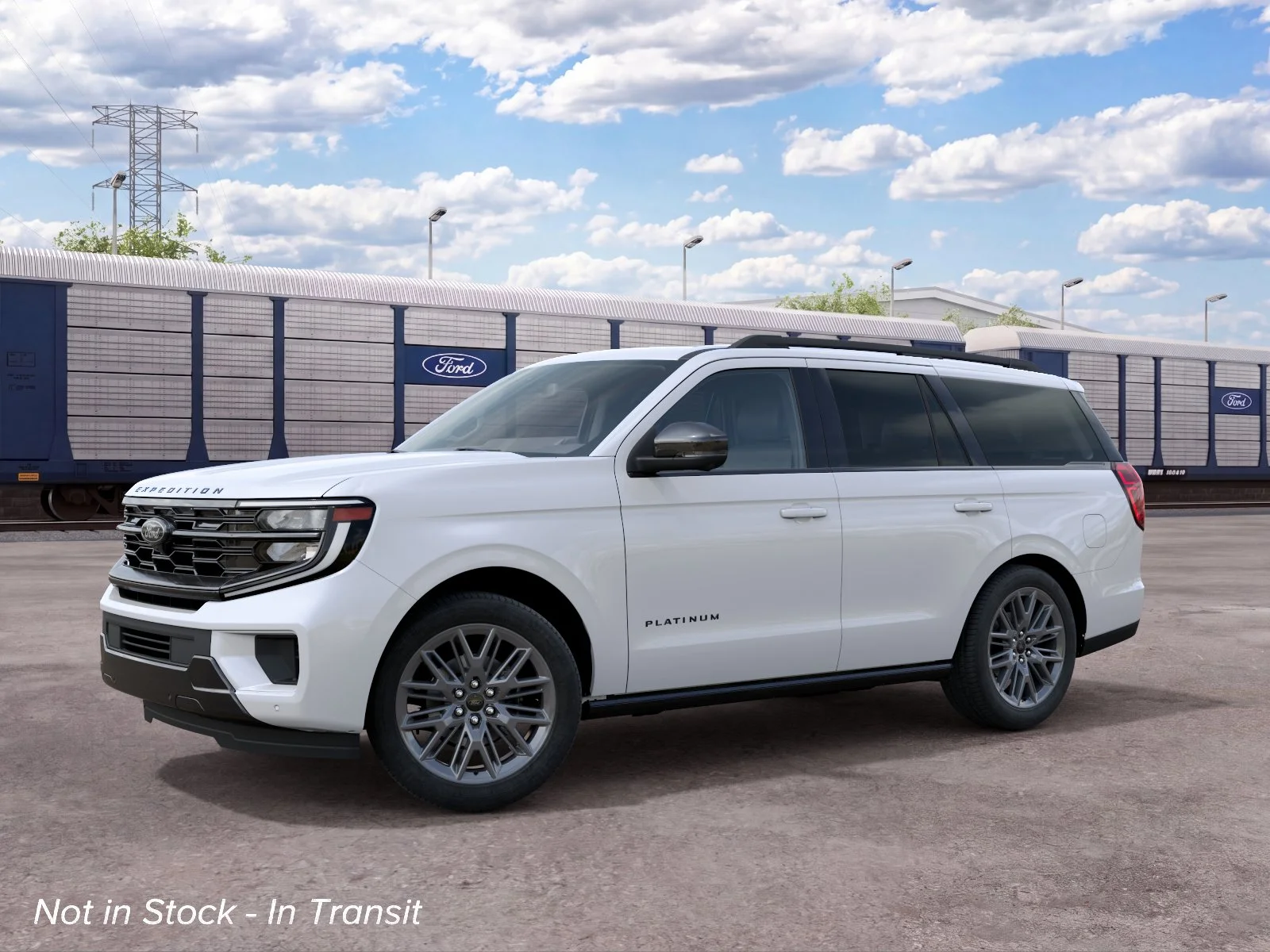 New 2027 Star White Metallic Tri-Coat Ford Platinum image 1