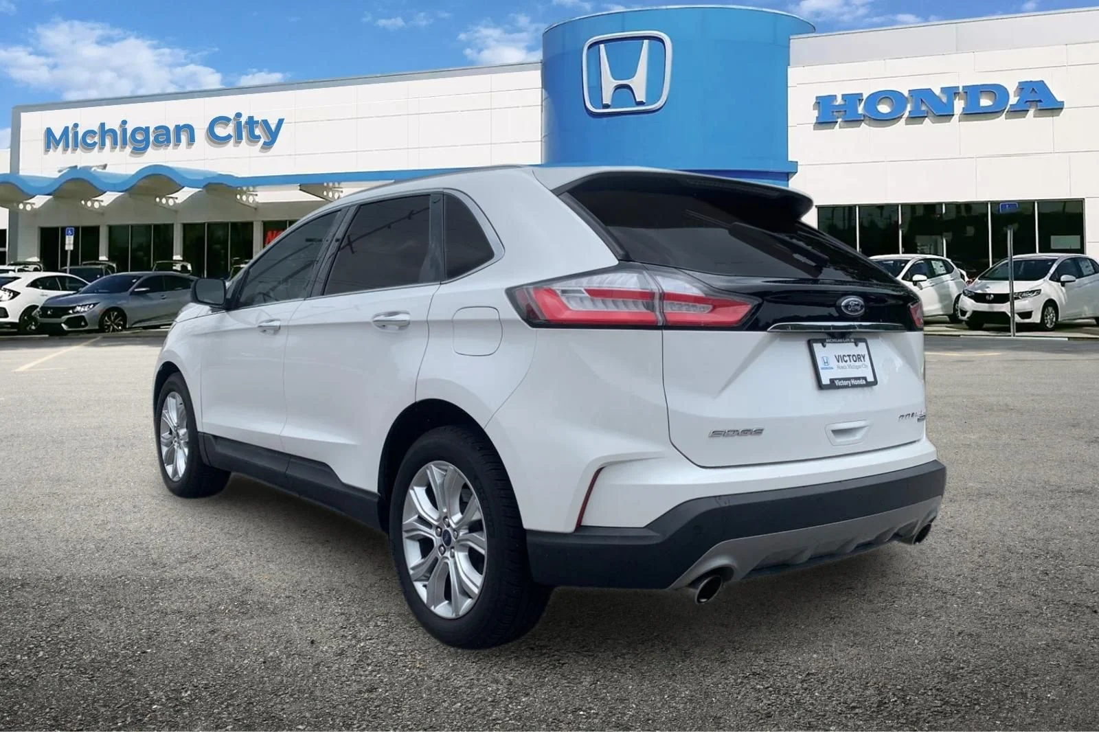 Used 2020 White Ford Titanium image 3