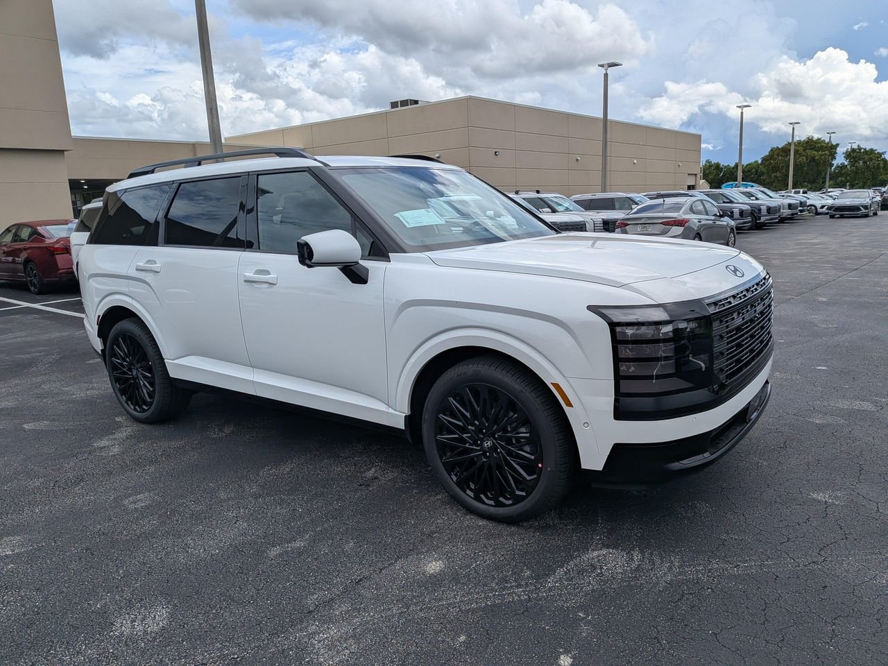 New 2027 Creamy White Pearl Hyundai Calligraphy Black Ink image 2