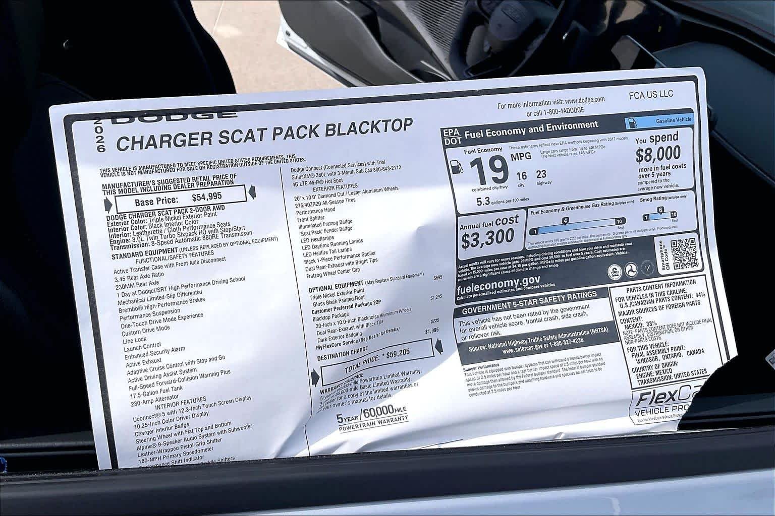New 2026 Triple Nickel Dodge Scat Pack image 19