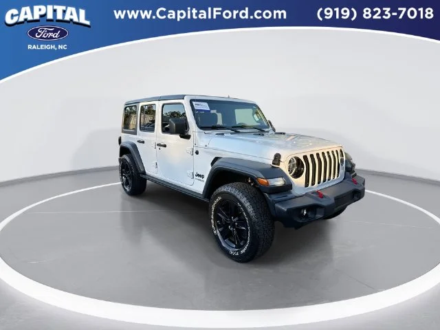 Used 2020 White Jeep Unlimited Sport Altitude image 2