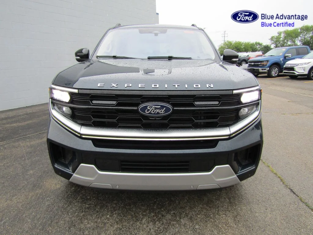 Certified Used 2025 Stone Blue Metallic Ford Platinum image 14